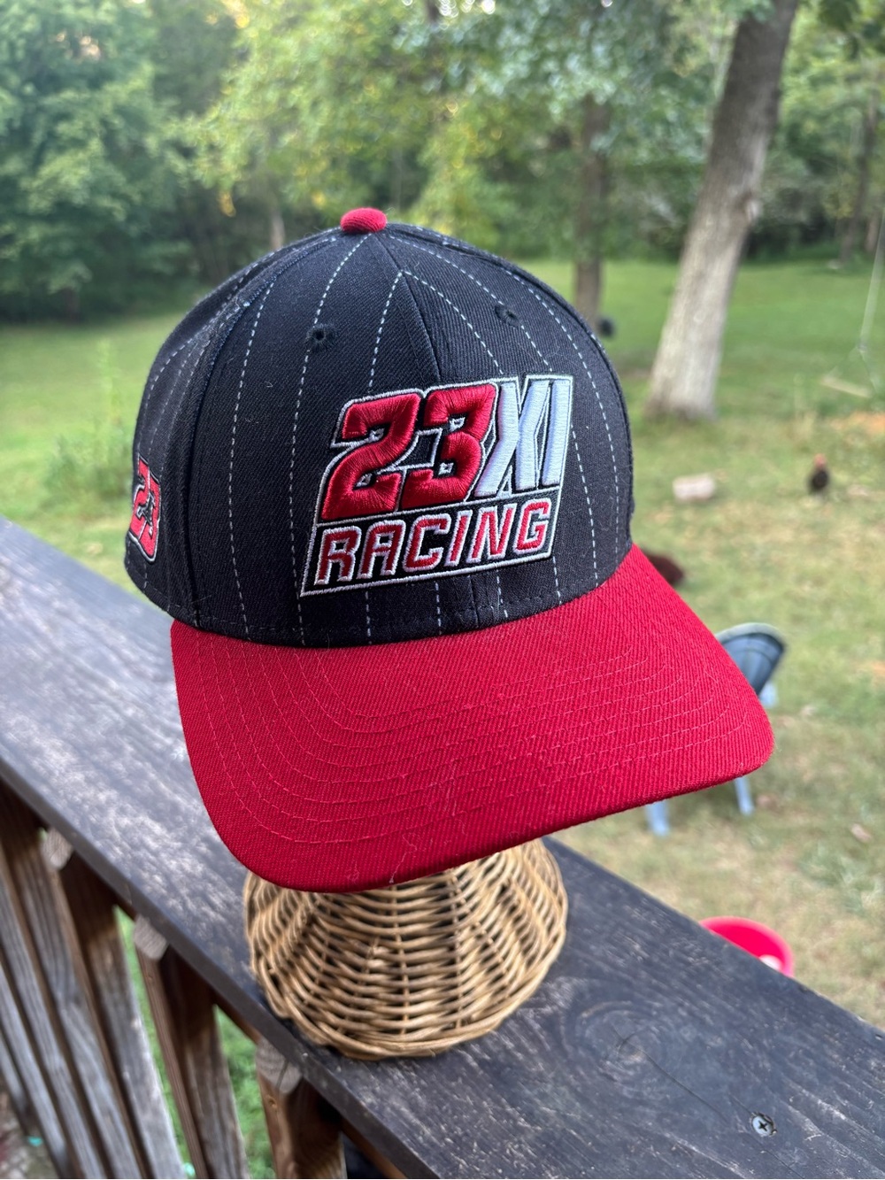 23XI Racing NASCAR New Era 9FORTY Hat #23 Black Red Adjustable Cap